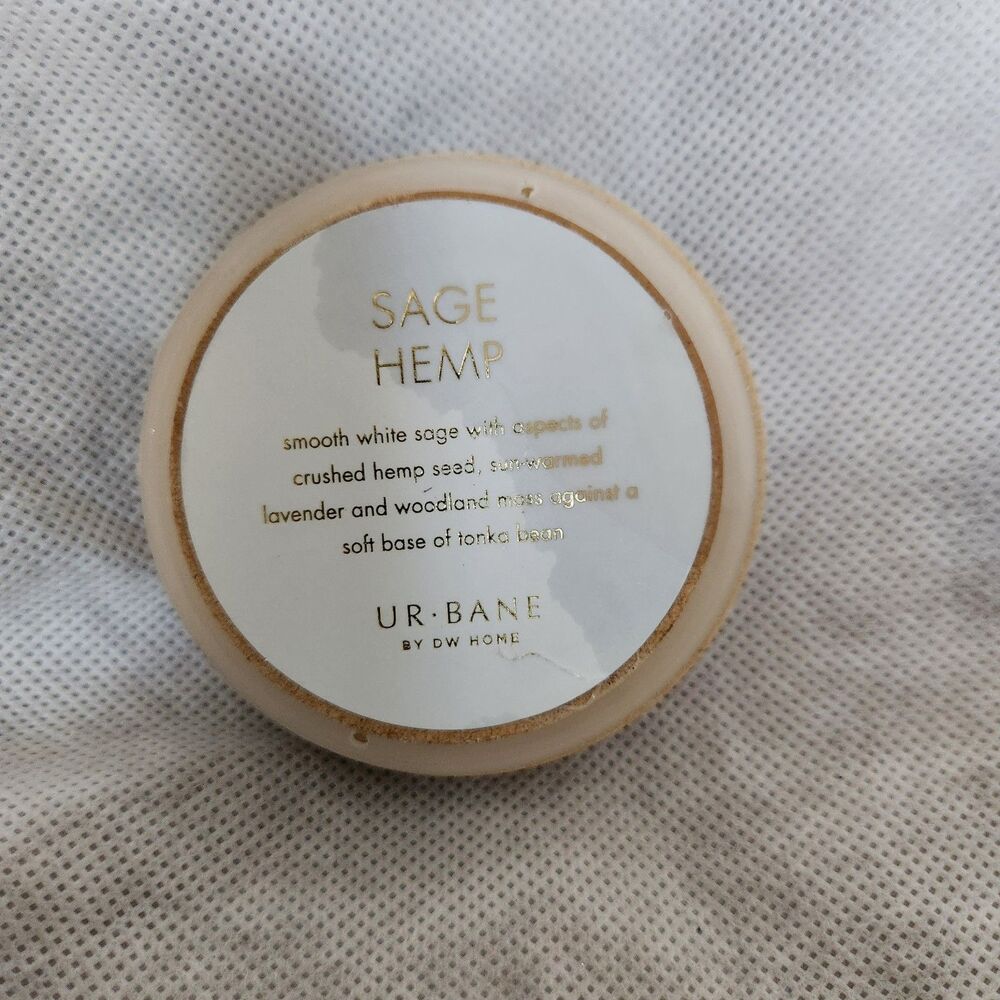 UR BANE DW Home Jar Candle DISCONTINUED SCENT SAGE HEMP - Picture 11 of 14